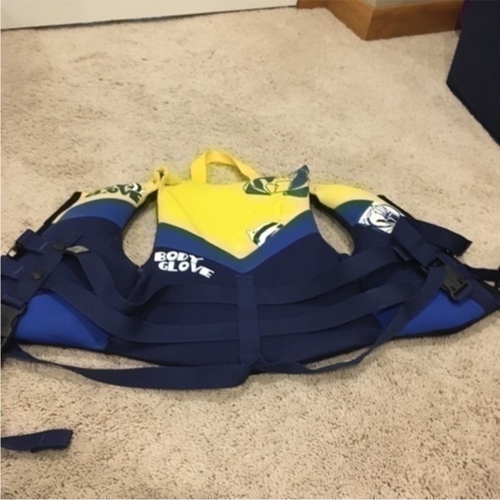 Body Glove kids life jacket 30-50 lbs EUC - Picture 7 of 7